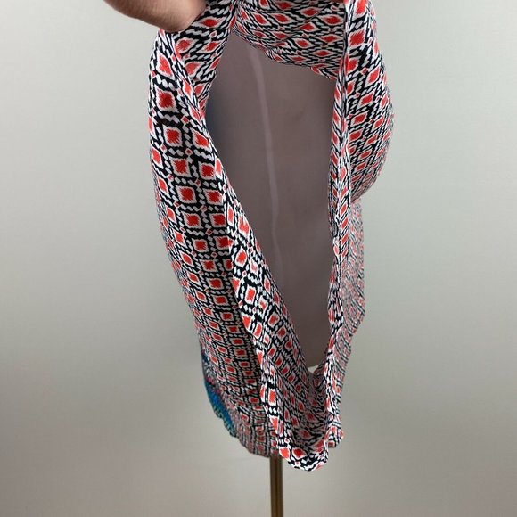 Umgee Cardigan Kimono Womens S M Printed Multicolor‎ 3/4 Sleeve High Low Button - Picture 5 of 11